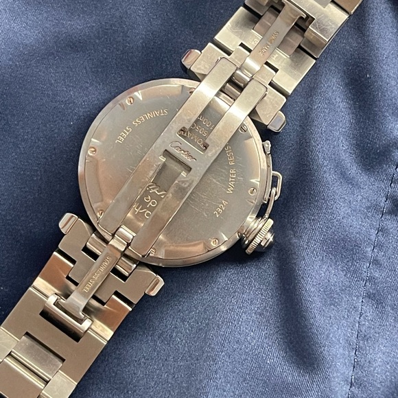 🤩😍Cartier Pasha with diamond bezel unisex stainless steel 35mm😍🤩 - Picture 13 of 14